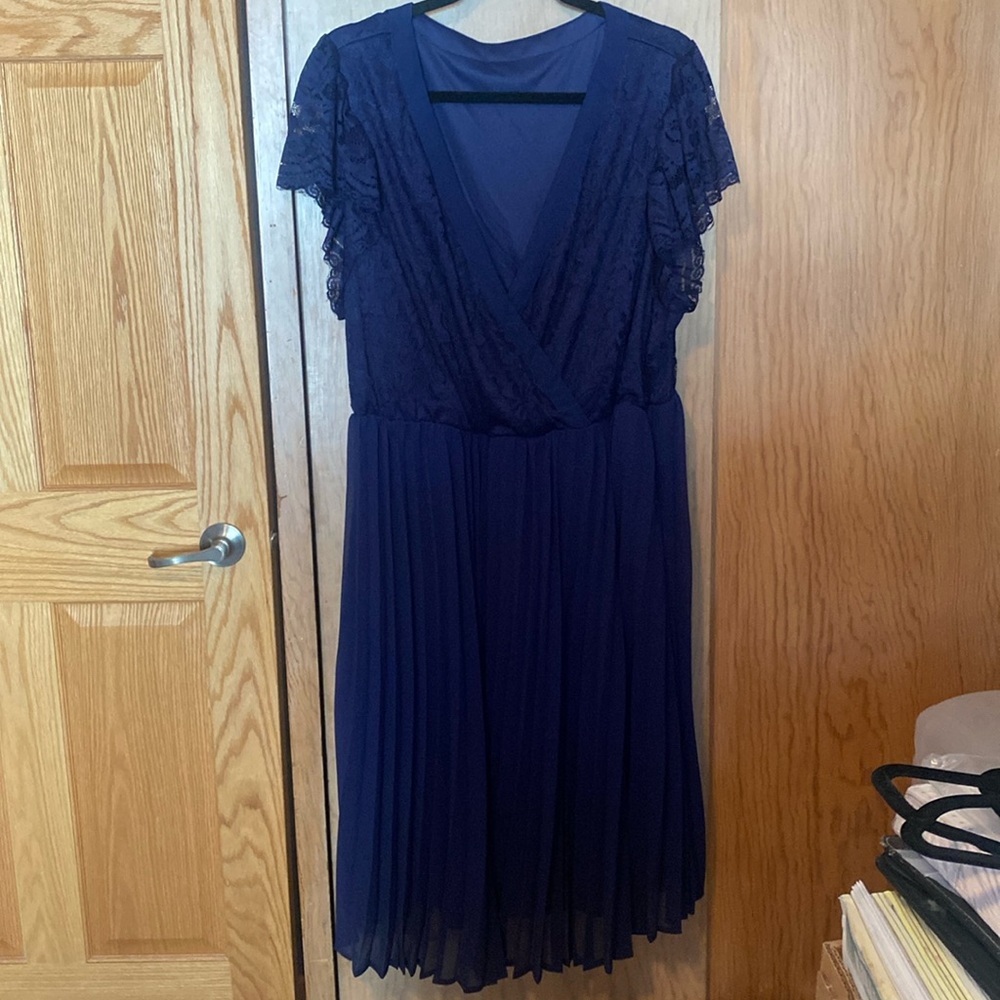 SHEIN navy Blue dress, 3XL